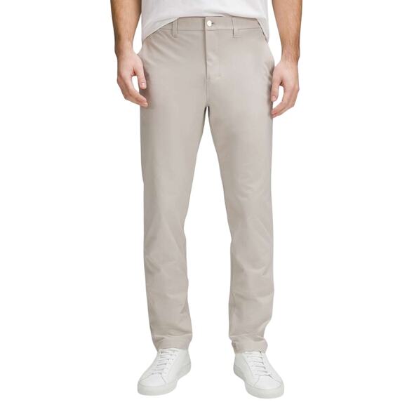 Lululemon ABC Classic-Fit Trouser Warpstreme Raw Linen Men's Size 32 x 31 EUC - Picture 1 of 12
